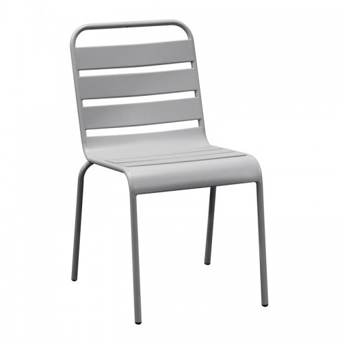 BRIO Καρέκλα Στοιβαζόμενη Μέταλλο Βαφή Cool Grey 4C 48x59x79cm/Ε543,1 Εξωτερικού Χώρου BRIO Καρέκλα Στοιβαζόμενη Μέταλλο Βαφή Cool Grey 4C 48x59x79cm/Ε543,1 Εξωτερικού Χώρου
