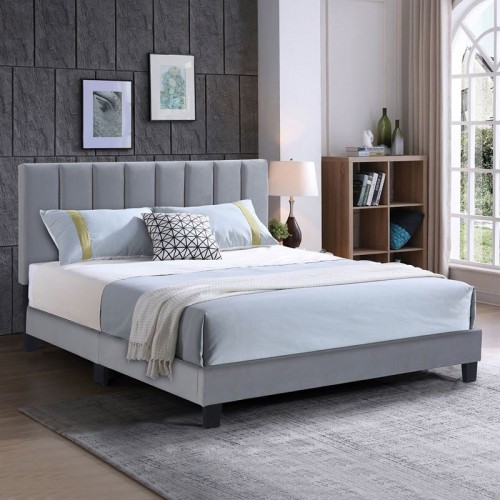 ALLEGRO Κρεβάτι Διπλό για Στρώμα 140x190cm, Ύφασμα Γκρι, με Κεφαλάρι πολλαπλών θέσεων 149x205x117/127cm/Ε8804,11 Υπνοδωμάτιο ALLEGRO Κρεβάτι Διπλό για Στρώμα 140x190cm, Ύφασμα Γκρι, με Κεφαλάρι πολλαπλών θέσεων 149x205x117/127cm/Ε8804,11 Υπνοδωμάτιο