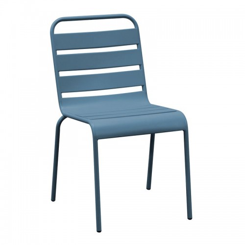 BRIO Καρέκλα Στοιβαζόμενη Μέταλλο Βαφή Sandy Blue 5415C 48x59x79cm/Ε543,2 Εξωτερικού Χώρου BRIO Καρέκλα Στοιβαζόμενη Μέταλλο Βαφή Sandy Blue 5415C 48x59x79cm/Ε543,2 Εξωτερικού Χώρου