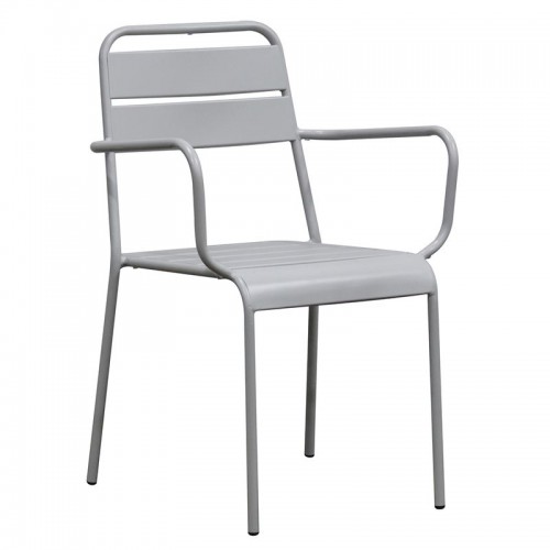 BRIO Πολυθρόνα Στοιβαζόμενη Μέταλλο Βαφή Cool Grey 4C 57x58x84cm/Ε544,1 Εξωτερικού Χώρου BRIO Πολυθρόνα Στοιβαζόμενη Μέταλλο Βαφή Cool Grey 4C 57x58x84cm/Ε544,1 Εξωτερικού Χώρου