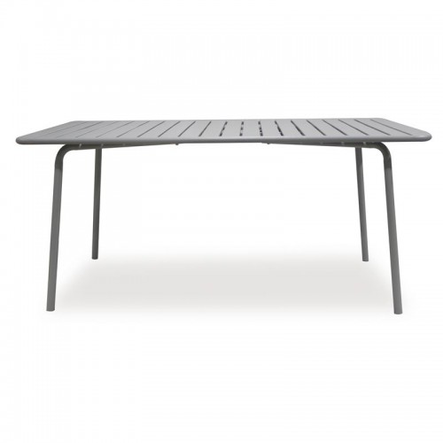 BRIO Slat Τραπέζι Κήπου - Βεράντας, Μέταλλο Βαφή Cool Grey 4C 160x90x73cm/Ε546,1 Εξωτερικού Χώρου