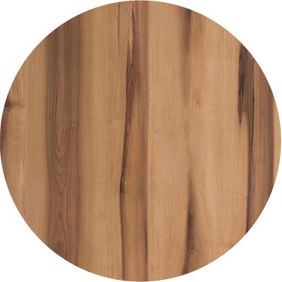 ΣΕΤ HPL (High Pressure Laminated) Επιφάνεια Τραπεζιού Απόχρωση Rosewood, UV Φ70cm/12mm/Ε101,62