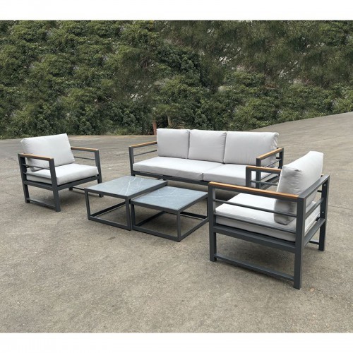 MARILIAN Set Σαλόνι Κήπου, 5τεμ, Μέταλλο Βαφή Ανθρακί, Μαξιλάρια Γκρι 2 Πολυθρ+1 Καναπ+2 Τραπεζάκια/Ε6871,1 MARILIAN Set Σαλόνι Κήπου, 5τεμ, Μέταλλο Βαφή Ανθρακί, Μαξιλάρια Γκρι 2 Πολυθρ+1 Καναπ+2 Τραπεζάκια/Ε6871,1