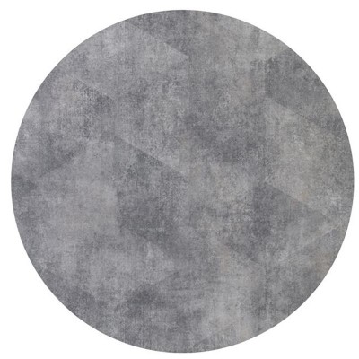 ΣΕΤ HPL (High Pressure Laminated) Επιφάνεια Τραπεζιού Απόχρωση Cement, UV Φ70cm/12mm/Ε101,43