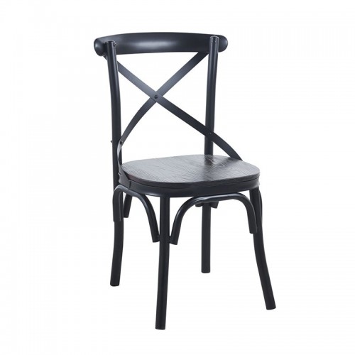 ΣΕΤ MARLIN Wood Καρέκλα Dark Oak, Μέταλλο Βαφή Μαύρο 52x51x86cm/Ε5160,3 ΣΕΤ MARLIN Wood Καρέκλα Dark Oak, Μέταλλο Βαφή Μαύρο 52x51x86cm/Ε5160,3