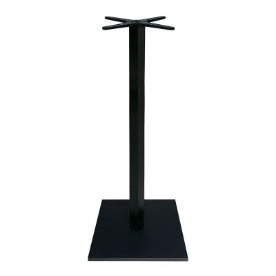 ΣΕΤ PRATO-W Βάση Τραπεζιού BAR 45x45cm H.93cm Μέταλλο Βαφή Μαύρο με Ρεγουλατόρο / 12,50Kg 45x45 H.93cm/Ε0681,W1