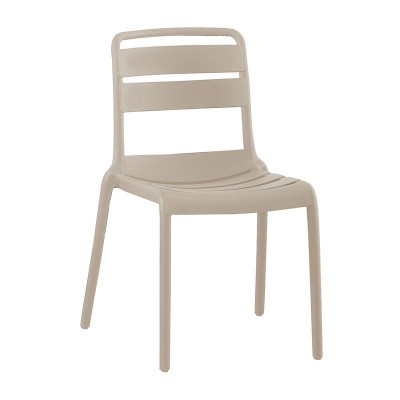 SERENATA Καρέκλα, Στοιβαζόμενη PP - UV Cappuccino 45x58x81cm/Ε3806,2W
