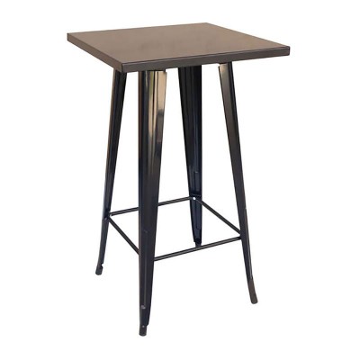 RELIX Τραπέζι Bar Μέταλλο Βαφή Μαύρο 60x60x103cm/Ε5203,1 RELIX Τραπέζι Bar Μέταλλο Βαφή Μαύρο 60x60x103cm/Ε5203,1