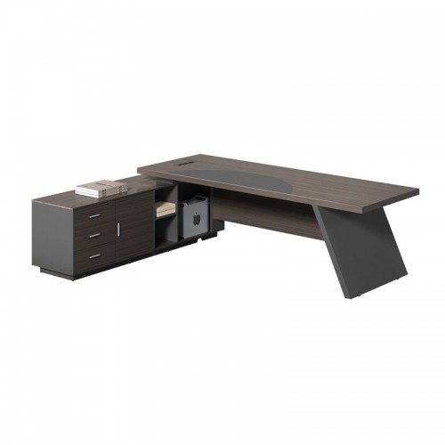 MASTER Γραφείο Αριστερή Γωνία, Απόχρωση Grey Walnut 180x90x75/180x50x62cm/ΕΟ925,L MASTER Γραφείο Αριστερή Γωνία, Απόχρωση Grey Walnut 180x90x75/180x50x62cm/ΕΟ925,L