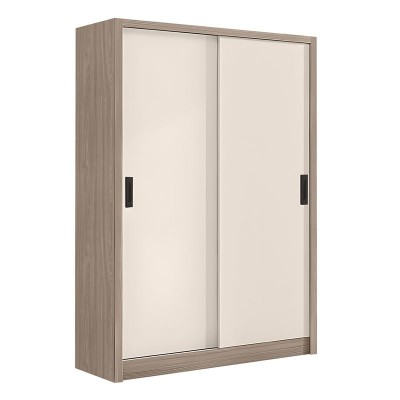 VANITY Ντουλάπα Δίφυλλη - Συρόμενη, Αποχρώσεων Sonoma Oak & Cream 120x60x200cm/Ε7354,2