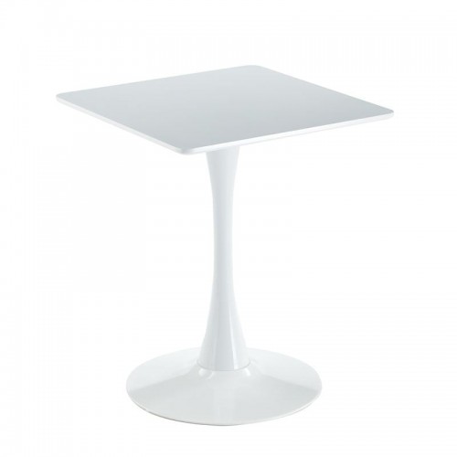BREAK Τραπέζι MDF Άσπρο, Βάση Μέταλλο Βαφή Άσπρο 60x60cm H.75cm/ΕΜ837,2 BREAK Τραπέζι MDF Άσπρο, Βάση Μέταλλο Βαφή Άσπρο 60x60cm H.75cm/ΕΜ837,2