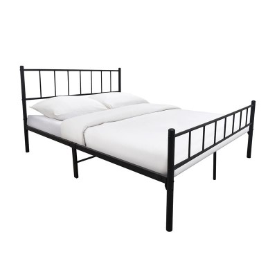 TIVO Κρεβάτι Διπλό, για Στρώμα 150x200cm, Μέταλλο Βαφή Μαύρο 156x208x95cm/Ε8042,1 TIVO Κρεβάτι Διπλό, για Στρώμα 150x200cm, Μέταλλο Βαφή Μαύρο 156x208x95cm/Ε8042,1