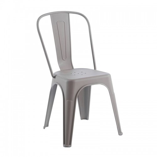 RELIX PP Καρέκλα Στοιβαζόμενη, PP Απόχρωση Sand Beige 47x47x86cm/Ε51910,5 Εξωτερικού Χώρου