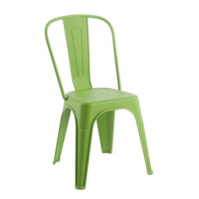 RELIX PP Καρέκλα Στοιβαζόμενη, PP Απόχρωση Lime 47x47x86cm/Ε51910,3