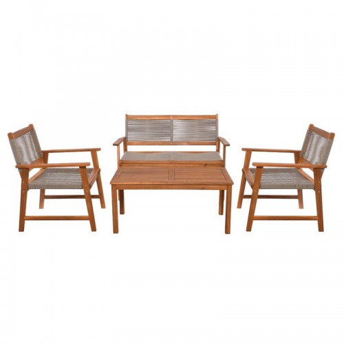 SPRING Set Σαλόνι Κήπου Ακακία Φυσικό, Wicker Μπεζ: Τραπέζι + Καναπέ 2Θέσιο + 2 Πολυθρόνες 100x50x45/120x68x84/67x65x84cm/Ε235,2 Εξωτερικού Χώρου SPRING Set Σαλόνι Κήπου Ακακία Φυσικό, Wicker Μπεζ: Τραπέζι + Καναπέ 2Θέσιο + 2 Πολυθρόνες 100x50x45/120x68x84/67x65x84cm/Ε235,2 Εξωτερικού Χώρου