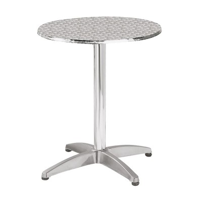 PALMA Τραπέζι Στρογγυλό Αλουμινίου Φ60cm H.70cm/Ε284