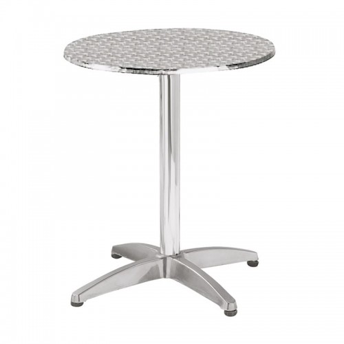 PALMA Τραπέζι Στρογγυλό Αλουμινίου Φ60cm H.70cm/Ε284 PALMA Τραπέζι Στρογγυλό Αλουμινίου Φ60cm H.70cm/Ε284