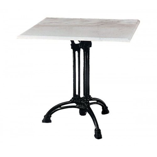 EKO Τραπέζι Τρίνυχο Μαντέμι, Μάρμαρο 70x70x74cm/Ε893 Εξωτερικού Χώρου