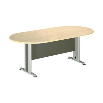 ΣΥΝΕΔΡΙΟΥ Τραπέζι Οβάλ Απόχρωση Dark Grey - Beech 180x90x75cm/ΕΟ146 ΣΥΝΕΔΡΙΟΥ Τραπέζι Οβάλ Απόχρωση Dark Grey - Beech 180x90x75cm/ΕΟ146