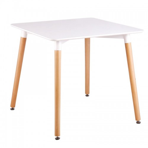 ART Τραπέζι Άσπρο MDF 80x80 H.73cm/Ε7087,1 Τραπεζαρία ART Τραπέζι Άσπρο MDF 80x80 H.73cm/Ε7087,1 Τραπεζαρία