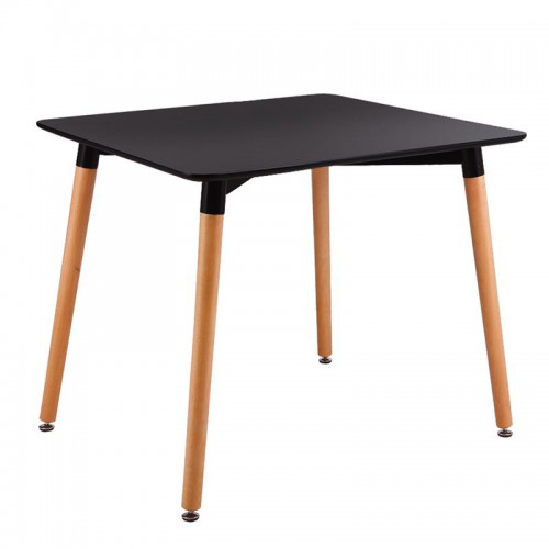 ART Τραπέζι Μαύρο MDF 80x80 H.73cm/Ε7087,2 Τραπεζαρία ART Τραπέζι Μαύρο MDF 80x80 H.73cm/Ε7087,2 Τραπεζαρία