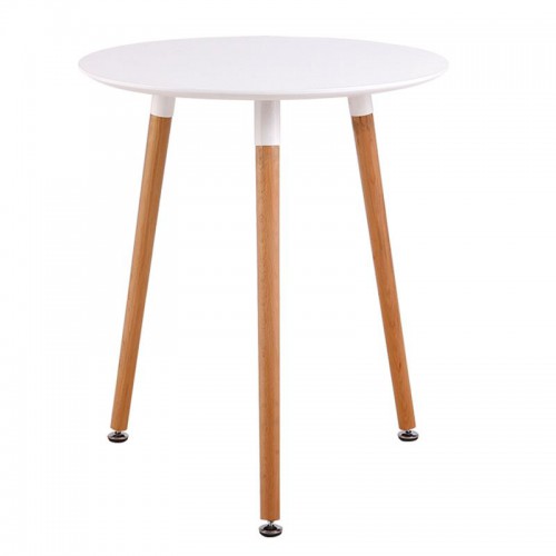 ART Τραπέζι Άσπρο MDF Φ60 H.70cm/Ε7089,1 ART Τραπέζι Άσπρο MDF Φ60 H.70cm/Ε7089,1