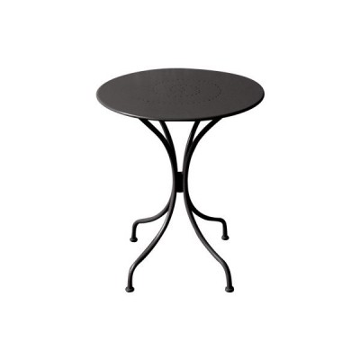 PARK Τραπέζι Μέταλλο Βαφή Μαύρο Φ60cm H.70cm/Ε5170,1