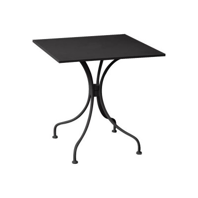 PARK Τραπέζι Μέταλλο Βαφή Μαύρο 70x70x71cm/Ε5171