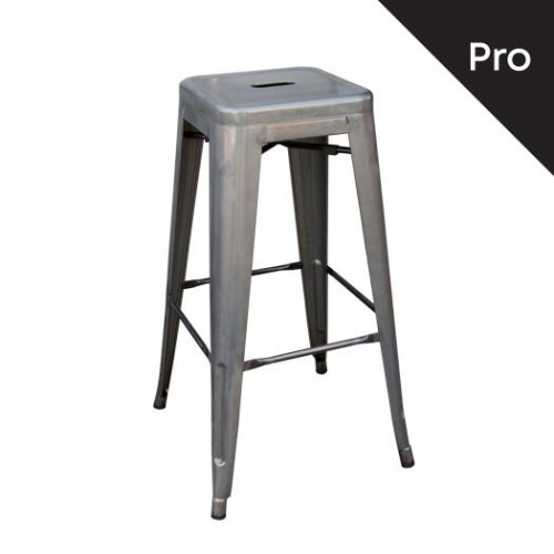 RELIX Σκαμπό Bar-Pro, Στοιβαζόμενο, Μέταλλο Βαφή Metal με Διακοσμητική Σκουριά 43x43 H.76cm/Ε5190,6 RELIX Σκαμπό Bar-Pro, Στοιβαζόμενο, Μέταλλο Βαφή Metal με Διακοσμητική Σκουριά 43x43 H.76cm/Ε5190,6