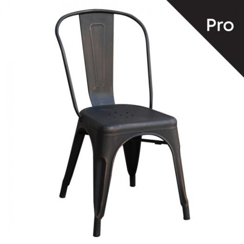 RELIX Καρέκλα-Pro, Στοιβαζόμενη, Μέταλλο Βαφή Antique Black 45x51x85cm/Ε5191,10 RELIX Καρέκλα-Pro, Στοιβαζόμενη, Μέταλλο Βαφή Antique Black 45x51x85cm/Ε5191,10