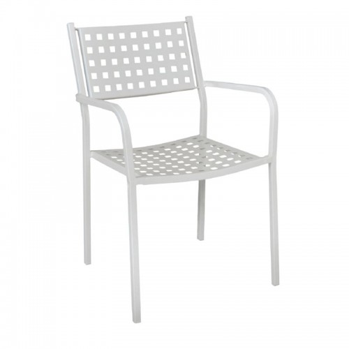 CAPRICE Πολυθρόνα Μέταλλο Βαφή Άσπρο 54x51x84cm/Ε5172,1 Εξωτερικού Χώρου CAPRICE Πολυθρόνα Μέταλλο Βαφή Άσπρο 54x51x84cm/Ε5172,1 Εξωτερικού Χώρου