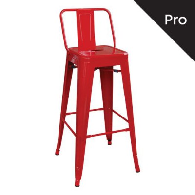 RELIX Σκαμπό Bar-Pro με Πλάτη, Μέταλλο Βαφή Κόκκινο 43x43x76/100cm/Ε5199,2 RELIX Σκαμπό Bar-Pro με Πλάτη, Μέταλλο Βαφή Κόκκινο 43x43x76/100cm/Ε5199,2