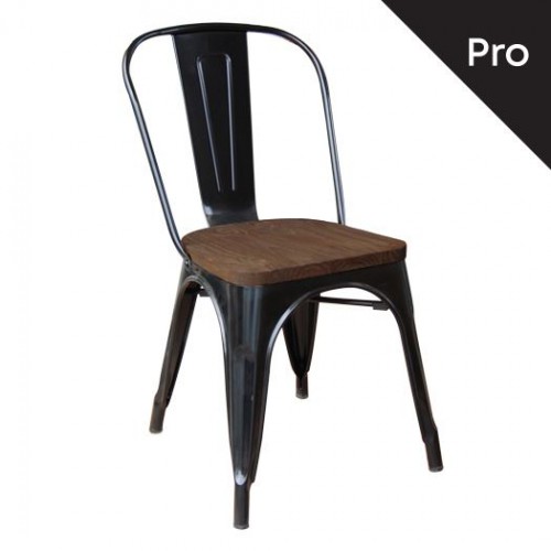 RELIX Wood Καρέκλα-Pro, Μέταλλο Βαφή Μαύρο, Απόχρωση Ξύλου Dark Oak 45x51x85cm/Ε5191W,11 Εξωτερικού Χώρου RELIX Wood Καρέκλα-Pro, Μέταλλο Βαφή Μαύρο, Απόχρωση Ξύλου Dark Oak 45x51x85cm/Ε5191W,11 Εξωτερικού Χώρου