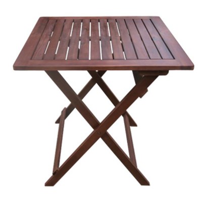 EASY Τραπέζι Πτυσσόμενο Ξύλο Acacia 60x60 H.70cm/Ε20090,9