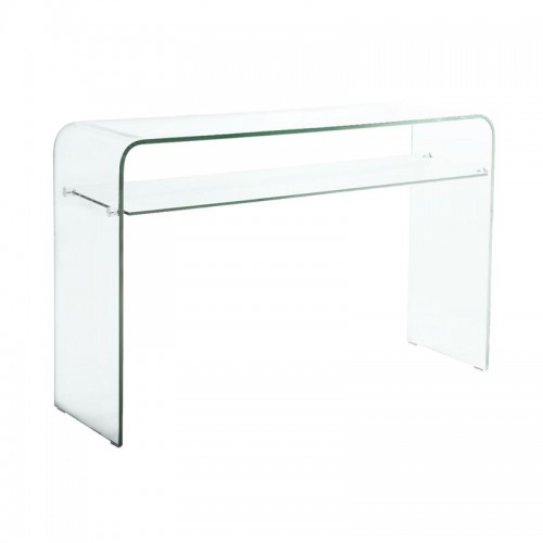 GLASSER Κονσόλα - Ράφι Διάφανο Γυαλί 12/8mm 110x35x75cm/ΕΜ734