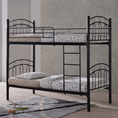 DECKER Κρεβάτι Κουκέτα Μέταλλο Βαφή Μαύρο 98x210x176 (Στρώμα 90x200)cm/Ε8046 DECKER Κρεβάτι Κουκέτα Μέταλλο Βαφή Μαύρο 98x210x176 (Στρώμα 90x200)cm/Ε8046