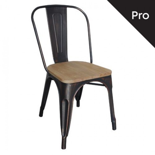 RELIX Wood Καρέκλα-Pro, Μέταλλο Βαφή Antique Black, Απόχρωση Ξύλου Natural Oak 45x51x85cm/Ε5191W,10N Εξωτερικού Χώρου RELIX Wood Καρέκλα-Pro, Μέταλλο Βαφή Antique Black, Απόχρωση Ξύλου Natural Oak 45x51x85cm/Ε5191W,10N Εξωτερικού Χώρου