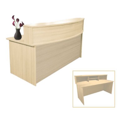 Reception 180 Απόχρωση Beech 180x90x105cm/ΕΟ116,1 Reception 180 Απόχρωση Beech 180x90x105cm/ΕΟ116,1