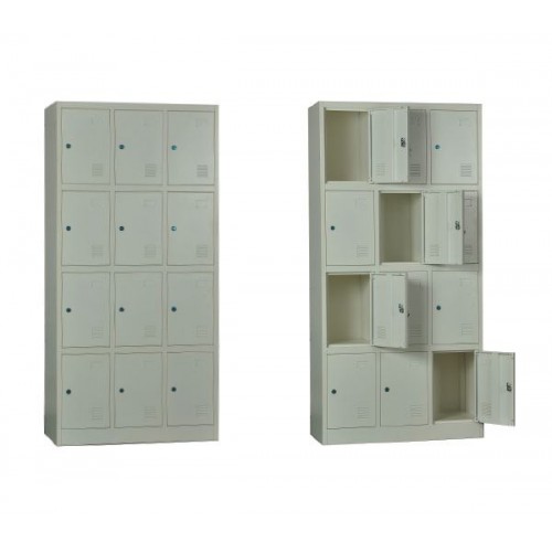 LOCKER 12 Θέσεων Μέταλλο Βαφή Άσπρο 90x40x185cm/Ε6004 LOCKER 12 Θέσεων Μέταλλο Βαφή Άσπρο 90x40x185cm/Ε6004