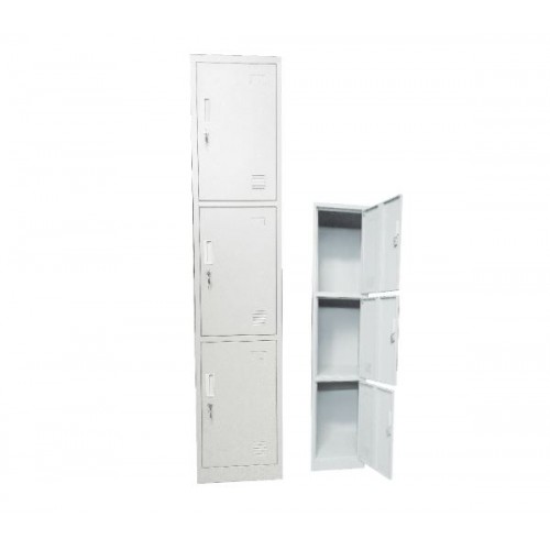LOCKER 3 Θέσεων Μέταλλο Βαφή Άσπρο 38x45x185cm/Ε6006 Εξωτερικού Χώρου LOCKER 3 Θέσεων Μέταλλο Βαφή Άσπρο 38x45x185cm/Ε6006 Εξωτερικού Χώρου