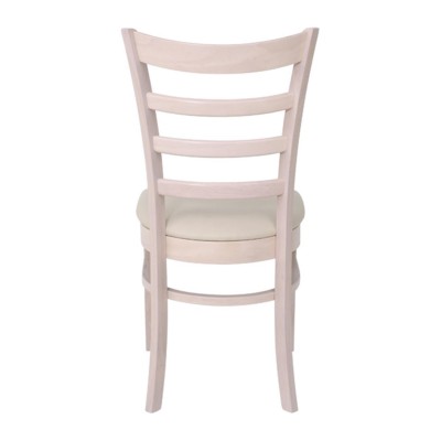 NATURALE Καρέκλα White Wash, Pu Εκρού 42x50x91cm/Ε7052,5 Τραπεζαρία NATURALE Καρέκλα White Wash, Pu Εκρού 42x50x91cm/Ε7052,5 Τραπεζαρία