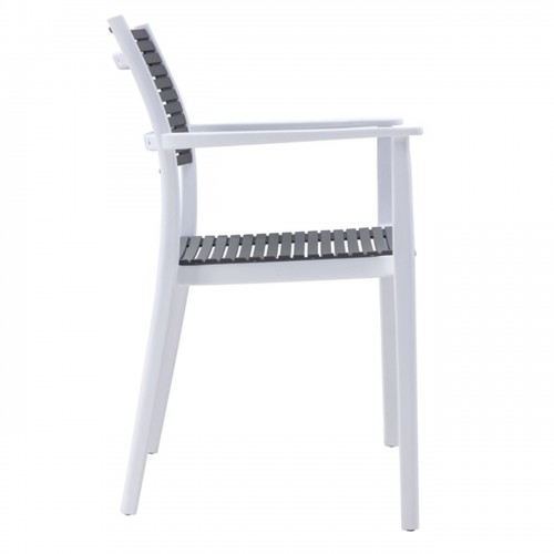 AKRON Πολυθρόνα PP-UV Άσπρο - Γκρι 60x55x85cm/Ε350,12 Εξωτερικού Χώρου AKRON Πολυθρόνα PP-UV Άσπρο - Γκρι 60x55x85cm/Ε350,12 Εξωτερικού Χώρου