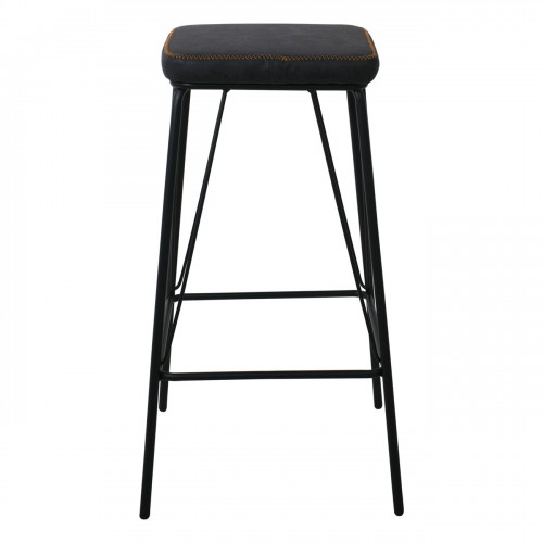 PANTON Σκαμπό BAR, Μέταλλο Βαφή Μαύρο, PU Απόχρωση Vintage Black 43x43x76cm/ΕΜ779,3 Τραπεζαρία PANTON Σκαμπό BAR, Μέταλλο Βαφή Μαύρο, PU Απόχρωση Vintage Black 43x43x76cm/ΕΜ779,3 Τραπεζαρία