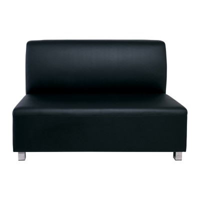 BANDY 2Θέσιος Καναπές Pu Μαύρο 130x71x88cm/Ε952,22 BANDY 2Θέσιος Καναπές Pu Μαύρο 130x71x88cm/Ε952,22