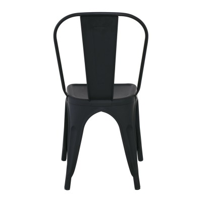 RELIX Καρέκλα, Μέταλλο Βαφή Μαύρο Extra Matte 44x49x84cm/Ε5191,1ΜW Εξωτερικού Χώρου RELIX Καρέκλα, Μέταλλο Βαφή Μαύρο Extra Matte 44x49x84cm/Ε5191,1ΜW Εξωτερικού Χώρου