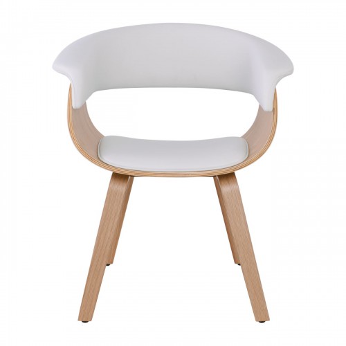 HERMAN Πολυθρόνα Φυσικό - Pu Άσπρο 68x56x77cm/Ε7514,2 Σαλόνι HERMAN Πολυθρόνα Φυσικό - Pu Άσπρο 68x56x77cm/Ε7514,2 Σαλόνι