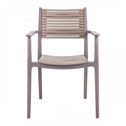 AKRON Πολυθρόνα PP-UV Sand Beige - Tortora 60x55x85cm/Ε350,21 Εξωτερικού Χώρου AKRON Πολυθρόνα PP-UV Sand Beige - Tortora 60x55x85cm/Ε350,21 Εξωτερικού Χώρου