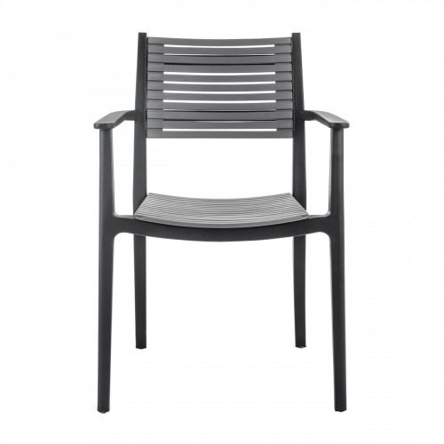 AKRON Πολυθρόνα PP-UV Μαύρο - Γκρι 60x55x85cm/Ε350,31 Εξωτερικού Χώρου AKRON Πολυθρόνα PP-UV Μαύρο - Γκρι 60x55x85cm/Ε350,31 Εξωτερικού Χώρου