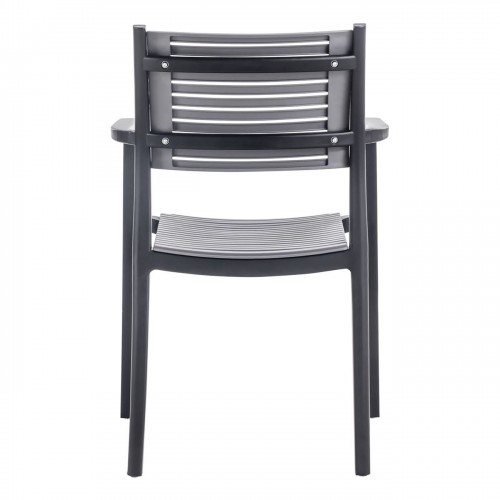 AKRON Πολυθρόνα PP-UV Μαύρο - Γκρι 60x55x85cm/Ε350,31 Εξωτερικού Χώρου AKRON Πολυθρόνα PP-UV Μαύρο - Γκρι 60x55x85cm/Ε350,31 Εξωτερικού Χώρου