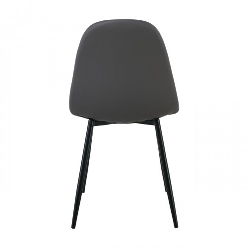 ΣΕΤ CELINA Καρέκλα Μέταλλο Βαφή Μαύρο, Pvc Γκρι 45x54x85cm/ΕΜ907,1ΜP ΣΕΤ CELINA Καρέκλα Μέταλλο Βαφή Μαύρο, Pvc Γκρι 45x54x85cm/ΕΜ907,1ΜP